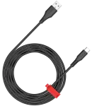 Canyon AC18SC andmeedastus- ja laadimiskaabel | USB-A kuni USB-C | 18W | 1.2m | must