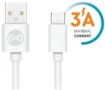 Forever andmeedastus- ja laadimiskaabel | USB-A kuni USB-C | 15W | 1m | valge