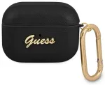 Guess &uuml;mbris AirPods Pro GUAPSASMK must Saffiano Script Metal Collection