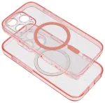 Clear telefoni &uuml;mbris MagSafe toega Samsung Galaxy S25 Ultra (S938) roosa