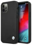BMW BMHCP12LRCDPK telefonikott iPhone 12 Pro Max 6,7" must leather deboss hardcase