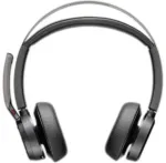HP Poly Voyager Focus 2 Microsoft Teams Bluetooth-peakomplekt laadimisalusega must