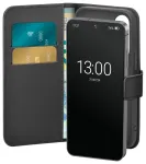 Puro Booklet Case kaane ja rahakotiga &uuml;mbris Samsung Galaxy S25+ jaoks &ndash; must