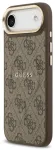 Guess PU Leather 4G &uuml;mbris MagSafe toega telefonile iPhone 17 Air pruun
