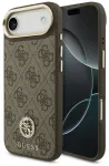 Guess 4G Strass Logo telefoni&uuml;mbris MagSafe toega iPhone 17 Air jaoks, pruun