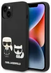 Karl Lagerfeld KLHMP14MSSKCK iPhone 14 Plus | 15 Plus 6,7" hardcase czarny|black Liquid Silicone Karl & Choupette Magsafe