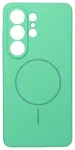 Silicone 2mm telefoni &uuml;mbris MagSafe toega Samsung Galaxy S26 Ultra (S948) roheline