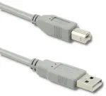 Qoltec USB 2.0 kaabel A isane | B isane | 0.19m