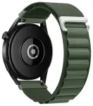 Forcell F-Design nutikella rihm Samsung Galaxy Watch (22 mm) jaoks | nailonist | roheline
