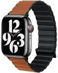 Beline Magnetic Pro nutikella rihm Apple Watch (42/44/45/49 mm) jaoks | tehisnahk | must/pruun