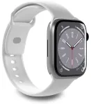 Puro Icon nutikella rihm Apple Watch (42/44/45/49 mm) jaoks | silikoonist | valge