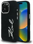 Karl Lagerfeld FW Jeans Signature Logo telefoni &uuml;mbris iPhone 16 Pro Max must