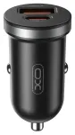 XO car charger | 30W | PD, QC | USB, USB-C | black