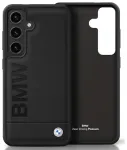 Etui BMW Leather Big Wordmark do Samsung  Galaxy S25 czarny