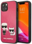 Karl Lagerfeld KLHCP13SPCUSKCP iPhone 13 mini 5,4" fuksia fuksia hardcase Ikonik Karl & Choupette