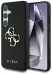 Etui Guess Grained Big 4G Logo Small   Classic Logo do Samsung Galaxy S25 czarny