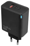 Maxlife MXTC-09-65ACC reisilaadija | 65W | GaN, PD, QC | USB-C, USB-A | must