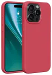Etteri silikoon&uuml;mbris telefonile iPhone 15 Pro Max, vaarika v&auml;rvi