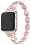 Toptel Bracelet loop nutikella rihm Apple Watch (42/44/45 mm) jaoks | roostevaba teras | roosa