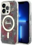 Guess GUHMP14LHCFWSA iPhone 14 Pro 6.1" green|khaki hardcase Flower MagSafe