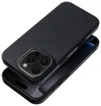 Carbon Elite Mag telefoni &uuml;mbris MagSafe toega iPhone 16e must