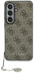 Guess 4G Classic Logo Charm telefoni &uuml;mbris MagSafe toega Samsung Galaxy S26 (S942) pruun