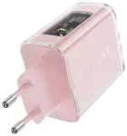 Acefast A45 v&otilde;rgulaadija | 65W | PD | USB-C, USB-A | roosa
