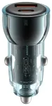 XO CC60 car charger | 60W | PD | USB-A, USB-C | blue