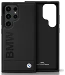 Etui BMW Leather Big Wordmark do Samsung  Galaxy S25 Ultra czarny