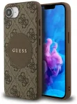 Etui Guess 4G Circle Classic Logo        MagSafe do iPhone 16e brązowy