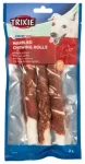 Maiuspala koertele: Trixie Denta Fun Marbled Beef Chewing Rolls, 17 cm, 3 tk | 140 g