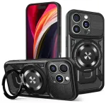 Defender Armor Mag telefoni &uuml;mbris alusega ja MagSafe toega iPhone 16 Pro Max must (kaamera kaitsega)