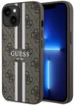 Guess GUHMP14SP4RPSW iPhone 14 | 15 | 13 6.1" brązowy|brown hardcase 4G Printed Stripes MagSafe