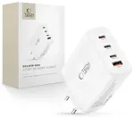 Tech-Protect NC140W-GAN reisilaadija | 140W | PD, QC, GaN | USB-C, USB-A | valge