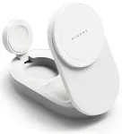 Ringke 3-in-1 juhtmevaba laadija | Qi 2.2 | &Uuml;hildub MagSafe'iga | 25W | valge