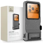 Tech-Protect IPX8 Pro Waterproof Phone Case - Gray and Black