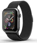SuperDry nutikella rihm Apple Watch (38/40/41 mm) jaoks | roostevaba teras | must