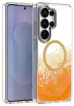Epoxy Mag telefoni &uuml;mbris MagSafe toega Samsung Galaxy S25 Ultra (S938) oranž