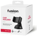 Fusion Accessories PH-100 auto telefonihoidik iminapaga kuni 90 mm klambriga must