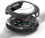 Ringke Slim & Tempered Glass nutikella &uuml;mbris Samsung Galaxy Watch Ultra (47 mm) jaoks | sisseehitatud klaasiga | must