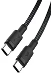 XO NB-Q199 andmeside- ja laadimiskaabel | USB-C kuni USB-C | 100W | 1.5m | must