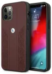 BMW BMHCP12LRSPPR iPhone 12 Pro Max 6,7" punane nahast k&otilde;vakarp Leather Curve Perforate
