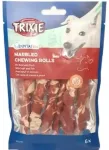 Maiuspala koertele: Trixie Denta Fun Marbled Beef Chewing Rolls, 12 cm, 6 tk | 70 g