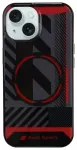 Audi IML Sport MagSafe Case iPhone 15 | 14 Plus Plus 6.7" czarny|black hardcase korpus AU-IMLMIP15M-RSQ|D2-BK