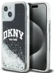 DKNY DKHCP15MLBNAEK Liquid Glitter Big Logo telefoni &uuml;mbris iPhone 15 Plus | iPhone 14 Plus must