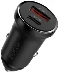 Devia Smart Mini autolaadija | 30W | PD, QC | USB-A, USB-C | valge