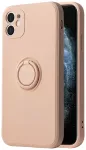 Vennus Silicone Ring telefoni &uuml;mbris alusega iPhone 11 Pro roosa