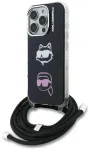 Karl Lagerfeld IML Crossbody Karl&Choupette Head telefoni &uuml;mbris iPhone 16 Pro Max must