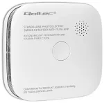 Qoltec sertifitseeritud juhtmevaba suitsuandur akuga | Tuya | Wi-Fi | anduri kasutusiga 10 aastat | h&auml;ire 85dB | LED