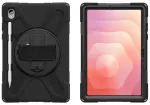 Korpusega kaitse&uuml;mbris k&auml;epidemega 4smarts Rugged Case Grip Samsung Galaxy Tab S11 jaoks, must